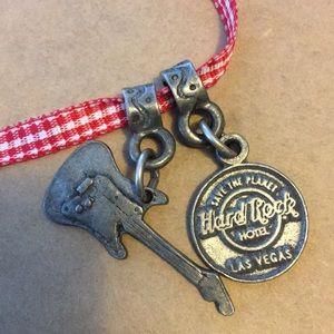 Vintage Hard Rock Cafe Las Vegas guitar Necklace